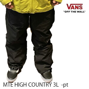 oY VANS Xm[{[hEFA@Y@25-26@HIGH country 3L SNOW-pants / BLACK M[ pc@(2025-2026)@vans EGA@ Xm[{[h EFA yC1z