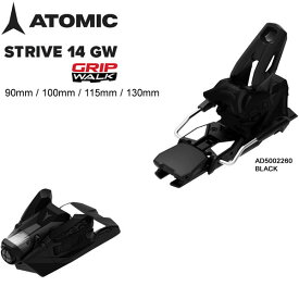 アトミック ビンディング STRIVE 14 GW Black (AD5002260) ATOMIC ストライブ14GW (24-25 2025) フリースタイル フリーライド スキービンディング【w12】