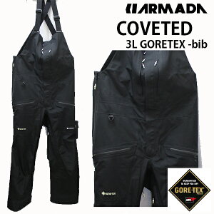 24-25f ARMADA@A}_@XL[EFA@SAebNX COVETED 3L GORETEX -BIB pant@rupc / BLACK 2025 yXL[EFAEXL[pizyC1zyw13z