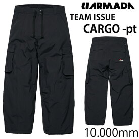 25-26モデル ARMADA　アルマダ　スキーウェア TEAM ISSUE 2L CARGO -pants　カーゴパンツ / BLACK (2026)【スキーウェア・スキー用品】【C1】