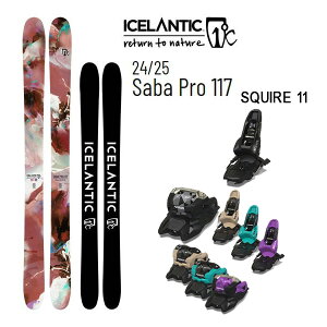 ICELANTIC ACXeBbN XL[ (24-25 2025) SABA PRO 117 + 25 }[J[ SQUIRE 11 + 120mmu[L yL2zyszyw27z