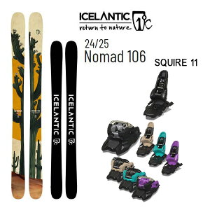 ICELANTIC ACXeBbN XL[ (24-25 2025) NOMAD 106 + 25 }[J[ SQUIRE 11 110mmu[LyL2zyszyw13z