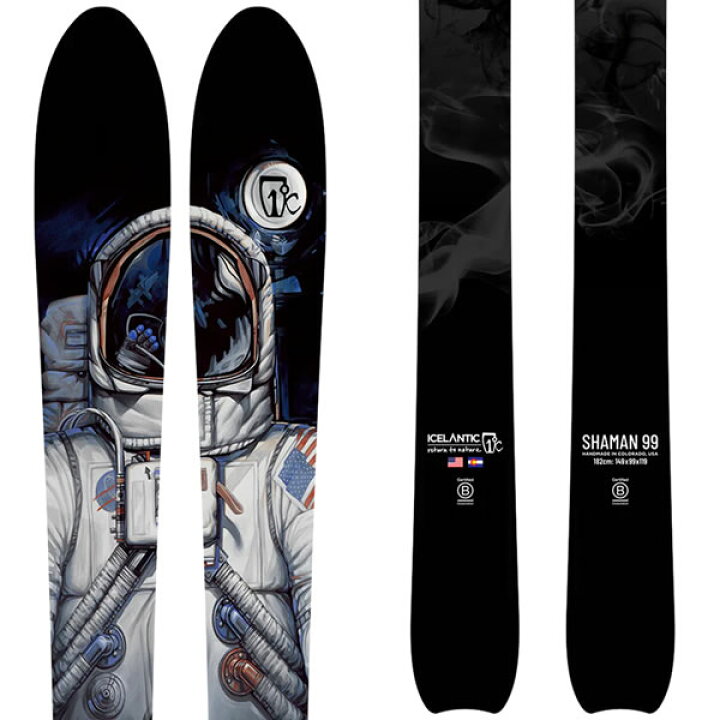 楽天市場】ICELANTIC アイスランティック スキー (24-25 2025) SHAMAN
