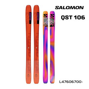 T XL[ 2025 QST 106 XL[ Pi (̂) L47606700 L[GXeB[ 106 salomon ski 24-25 {Ki yL2zyszyw13z