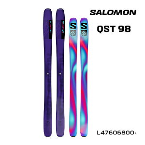 サロモン スキー板 2025 QST 98 スキー板 単品 (板のみ) L47606800 キューエスティー 98 salomon ski 24-25 日本正規品 【L2】【代引不可】【w13】