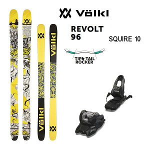 tHN t[X^CXL[ VOLKL REVOLT 96 (24-25 2025) + 25 }[J[ SQUIRE 10 100mmu[LyL2zyszyw13z