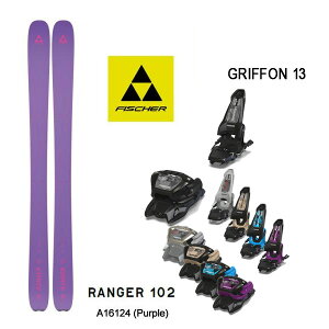 tBbV[ XL[ (24-25 2025) RANGER 102 p[v + 25 }[J[ GRIFFON 13 110mmu[L fischer ski yL2zyszyw28z