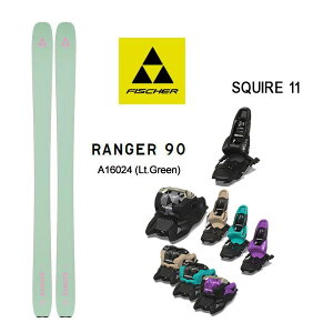 tBbV[ XL[ (24-25 2025) RANGER 90 CgO[ + 25 }[J[ SQUIRE 11 90mmu[L fischer ski yL2zyszyw28z