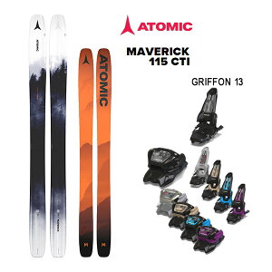 Ag~bN XL[ MAVERICK 115 CTI (24-25 2025) + 25 }[J[ GRIFFON 13 120mmu[L atomic ski {Ki yL2zyszyw24z