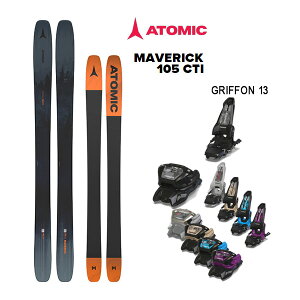 Ag~bN XL[ MAVERICK 105 CTI (24-25 2025) + 25 }[J[ GRIFFON 13 110mmu[L atomic ski {KiyL2zyszyw15z