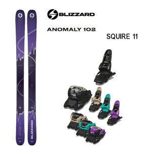 ブリザード スキー板 (24-25 2025) ANOMALY 102 + 25 マーカー SQUIRE 11 110mmブレーキ blizzard ski 【L2】【代引不可】【w13】