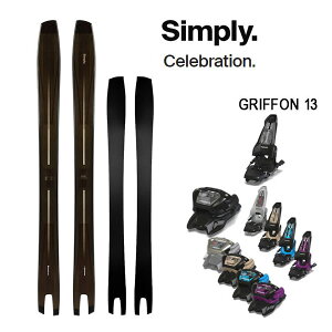 Simply. シンプリー スキー板 Celebration. セレブレーション + 25 マーカー GRIFFON 13 オールマウンテン フリーライド【L2】【代引不可】【w13】