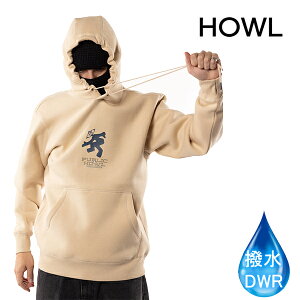スノーボード 撥水フード HOWL DWR HOODIE / PUBLIC BEIGE(24-25 2025)ハウル スノボ メンズ レディース ウェア【C1】【w10】