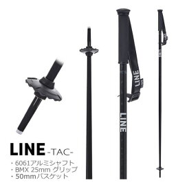 ライン スキーポール 2026 TAC Black LN24058400 タック LINE Skis スキーストック (25-26 2026) 日本正規品