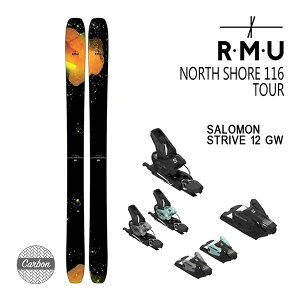 RMU �t���[�X�L�[ NORTH SHORE 116 TOUR -CARBON- (22-23 2023) + 25 �T������ STRIVE 12 115mm �u���[�L ���{���K�i�yL2�z�y����s�z