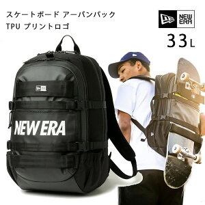 �j���[�G�� �����b�N �X�P�[�g�{�[�h �A�[�o���p�b�N 33L TPU �v�����g���S �u���b�N ( 14521311 ) newera �o�b�O�yC1�z