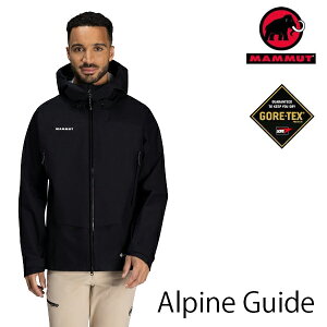 yyVZ[3000~ȏ300~OFFN[|z}[g@AEghA@SAebNX EFA@ALPINE Guide HS Hooded Jacket AF 1010-31330 / BLACK 0001 @ApCKChWPbg@ GORETEX MAMMUTyw58z