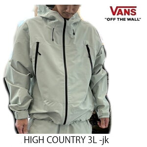 �o���Y VANS �X�m�[�{�[�h�E�F�A�@�����Y�@25-26�@HIGH country 3L SNOW -jacket / GRAY OLIVE �V�F���W���P�b�g�@(2025-2026)�@vans �E�G�A�@ �X�m�[�{�[�h �E�F�A �yC1�z