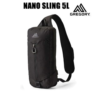 �y17��9:59�܂Ł�3000�~�ȏ��300�~OFF�N�[�|���z�O���S���[ NANO SLING 5L �i�m�X�����O 5L �I�v�e�B�b�N�u���b�N 153061 9974�@�j������ GREGORY �V�����_�[�@�{�f�B�o�b�O