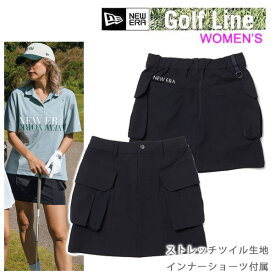 ニューエラ ゴルフウェア Women's ストレッチ カーゴスカート ネイビー (14391431) ニューエラゴルフレディース NEWERA ゴルフ
