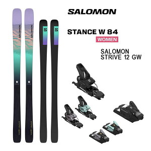T XL[ fB[X SALOMON STANCE W 84 (24-25 2025) + 25 T STRIVE 12 GW 90mmu[L salomon p yL2zyszyw13z