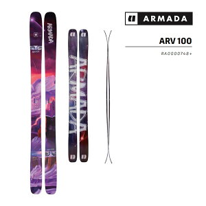 【27日9:59まで★3000円以上で300円OFFクーポン】アルマダ スキー板 ARMADA ARV 100 スキー単品 (板のみ) RA0000748 エーアールブイ 100 (25-26 2026) 日本正規品【L2】【代引不可】【w12】