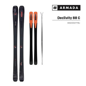 【27日9:59まで★3000円以上で300円OFFクーポン】アルマダ スキー板 ARMADA DECLIVITY 88 C スキー単品 (板のみ) RA0000778 ディクリビティ 88 C (25-26 2026) 日本正規品【L2】【代引不可】【w12】