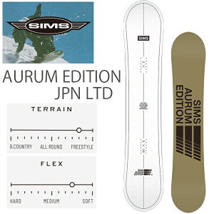 y111:59܂3000~ȏ300~OFFN[|zSIMS VX Xm[{[h@AURUM EDITION Japan Limited 149cmi23-24 2024) SNOWBOARD {Ki Xm[{[h yL2zysz