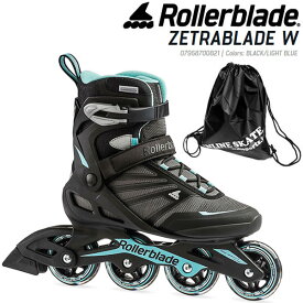 [正規品 無料ラッピング可] ローラーブレード レディース インライン ZETRABLADE Women Black-Lt Blue 07958700821 女性用 ゼトラブレード ウーマン ROLLERBLADE