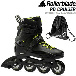 y279:59܂Ł3000~ȏ300~OFFN[|z[[u[h CCXP[g l 2023 RB CRUISER Black-Neon Yellow 07101500215 RBN[U[ ROLLERBLADE yw28z