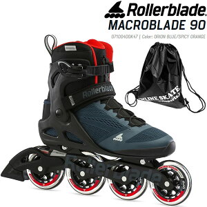 y279:59܂Ł3000~ȏ300~OFFN[|z[[u[h CCXP[g l 2023 MACROBLADE 90 Men jp Orion Blue-Spicy Orange 07100400K47 }Nu[h 90 Y ROLLERBLADEyw28z