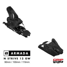 アルマダ ビンディング STRIVE 12 GW Black (RD0000078) ARMADA ストライブ12GW (25-26 2026) フリーライド スキービンディング