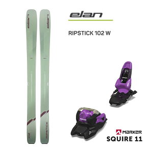 y279:59܂Ł3000~ȏ300~OFFN[|zG XL[ 2024 RIPSTICK 102 W bvXeBbN102W (23-24 2024) + 25 }[J[ SQUIRE 11 GW 110mm u[L elan ski {KiyL2zyszyw12z
