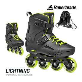 ローラーブレード インラインスケート 大人 LIGHTNING Black-Lime 073726001A1 ユニセックス ライトニング ROLLERBLADE