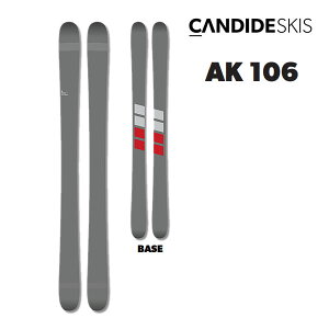 CANDIDE SKIS �L�����f�B�b�h �X�L�[ 2027 AK 106 -Grey- �G�[�P�[106 �X�L�[�� �P�i (�̂�) 26-27 ���{���K�i�yL2�z�y����s�z
