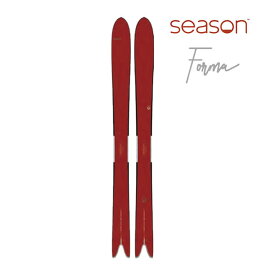 【7/19-25に3000円以上で300円OFFクーポン】season eqpt. 2026 FORMA -Red- フォーマ スキー板 単品 (板のみ) シーズン エクイップメント (25-26 2026) 日本正規品 【L2】【代引不可】【w34】