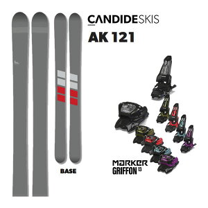 CANDIDE SKIS XL[ 2026 AK 121 (25-26 2026) + 26 }[J[ GRIFFON 13(XL[ rfBOZbg) {KiyL2zyszyw28z