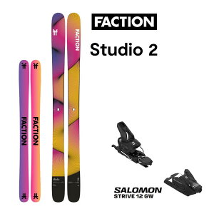 y279:59܂Ł3000~ȏ300~OFFN[|zFACTION SKI STUDIO 2 (25-26 2026) + 26 T STRIVE 12 (XL[ rfBOZbg) t@NV XL[ {KiyL2zyszyw28zyw28