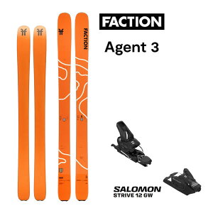 FACTION SKI AGENT 3 (25-26 2026) + 26 T STRIVE 12 (XL[ rfBOZbg) t@NV XL[ {KiyL2zyszyw23zyw23z