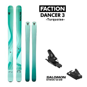 y279:59܂Ł3000~ȏ300~OFFN[|zFACTION SKI DANCER 3 Tuq (25-26 2026) + 26 T STRIVE 12 (XL[ rfBOZbg) t@NV XL[ {KiyL2zyszyw28z
