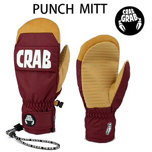 �N���u�O���u �O���[�u PUNCH MITTEN MAROON �}���[�� CRABGRAB �X�m�[�{�[�h �O���[�u �~�g���yC1�z