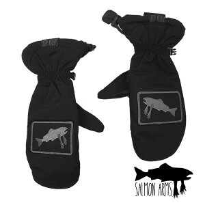 T[A[Y O[u ~g SALMON ARMS / CLASSIC MITT LOGO BLACK-GREY (25-26 2026) Xm[{[h O[u 