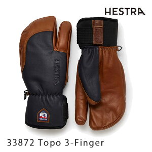 ヘストラ グローブ トポ スリーフィンガー Navy / Brown ( 33872 ) HESTRA TOPO 3-FINGER ( 25-26 2026 ) 【C1】【w13】