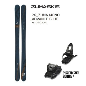 ZUMA XL[ MONO ADVANCE BLUE (25-26 2026) + 26 }[J[ SQUIRE 10 (XL[ rfBOZbg) c} X[XL[ yL2zyszyw58zyw23z