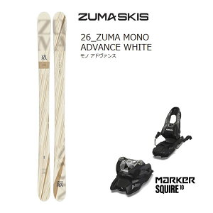 ZUMA XL[ MONO ADVANCE WHITE (25-26 2026) + 26 }[J[ SQUIRE 10 (XL[ rfBOZbg) c} X[XL[ yL2zyszyw58zyw23z