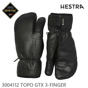 wXg SAebNX O[u g| GTX 3-tBK[ Black (3004112 ) HESTRA TOPO GTX 3-FINGER ( 25-26 2026 )