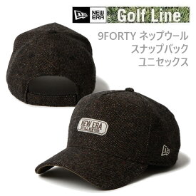 ニューエラ ゴルフ キャップ 9FORTY ネップツイード ブラウン (14669114) NEWERA ゴルフ 帽子 日本正規品
