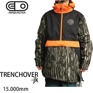 iIIGAuX^[ EFA@23-24@TRENCHOVER -jacket / REALTREE ORIGINAL-ORANGE BLACK WPbg@(2023-2024)@AIR blaster EGA@ Xm[{[h EFA YyC1z