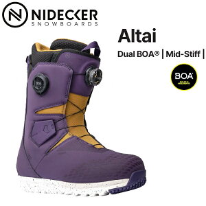 �i�C�f�b�J�[ �X�m�[�{�[�h�u�[�c NIDECKER ALTAI �A���^�C PURPLE �_�u���{�A�i25-26 2026�j�X�m�[�{�[�h �u�[�c�@SNOWBOARD BOOTS�yC1�z