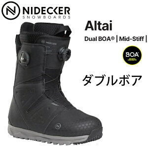 �i�C�f�b�J�[ �X�m�[�{�[�h�u�[�c NIDECKER ALTAI �A���^�C BLACK �_�u���{�A�i24-25 2025�j�X�m�[�{�[�h �u�[�c�@SNOWBOARD BOOTS�yC1�z